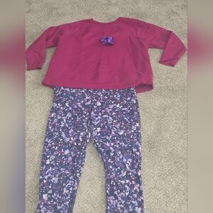 Terra & Sky Sweatshirt + Fabletics Pants +cute Scrunchy